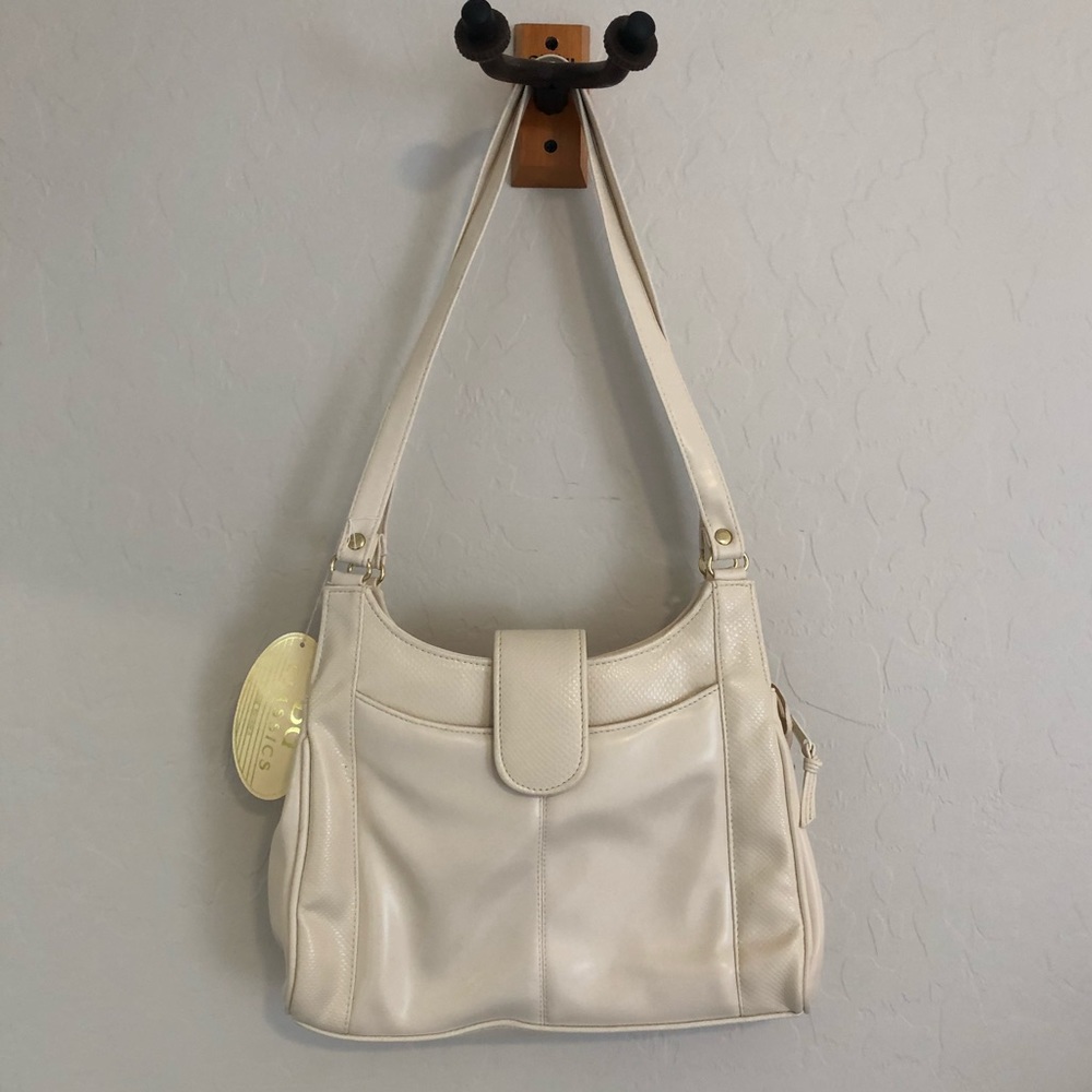 NET White Shoulder Purse